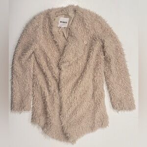 BB Dakota Women's Tan Sherpa Coat size M